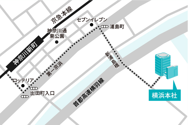 横浜本社 地図